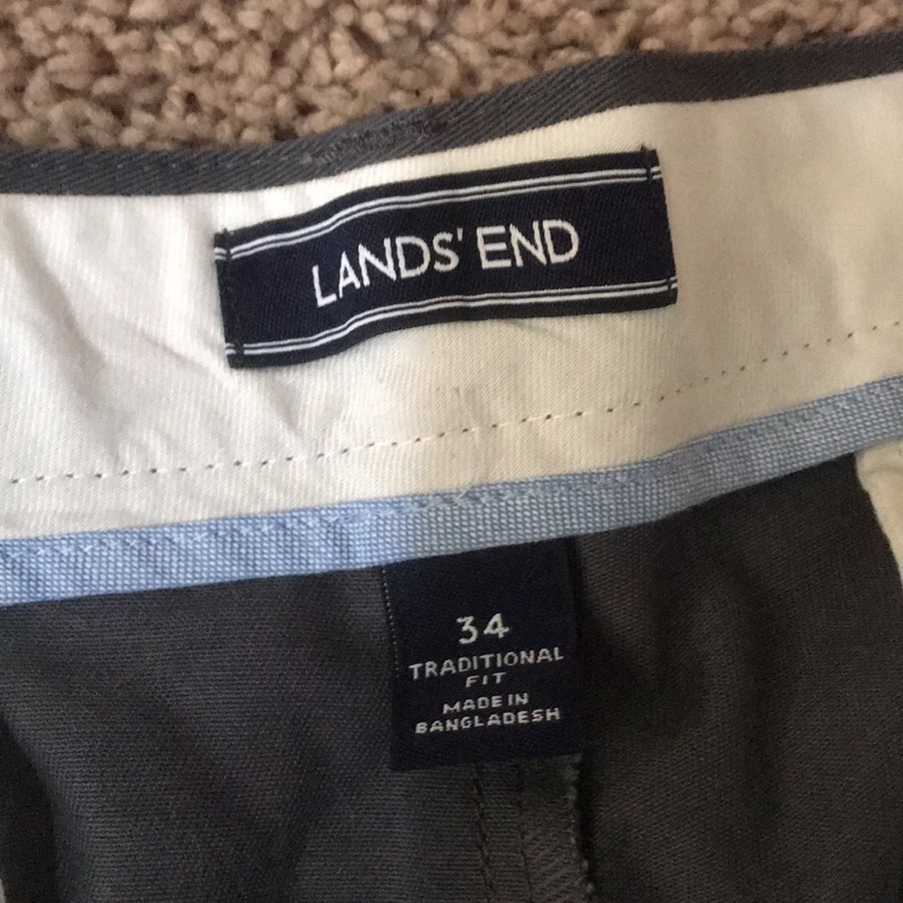 Lands end men’s dress pants